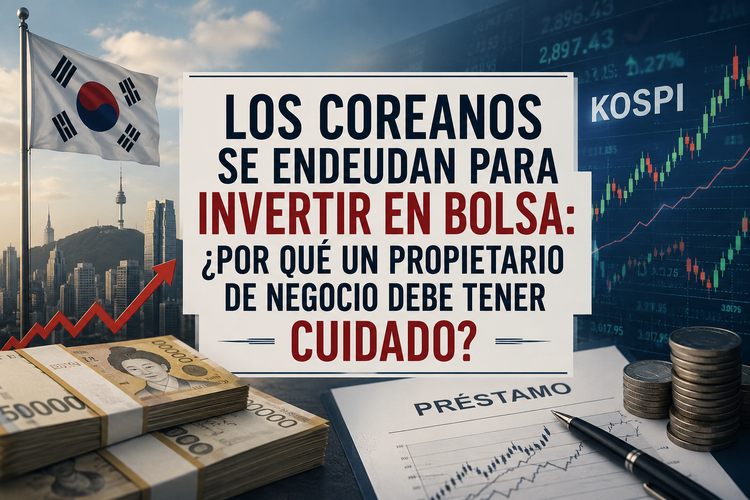 Los coreanos se endeudan para invertir en Bolsa: ¿por qué un propietario de negocio debe tener cuidado?