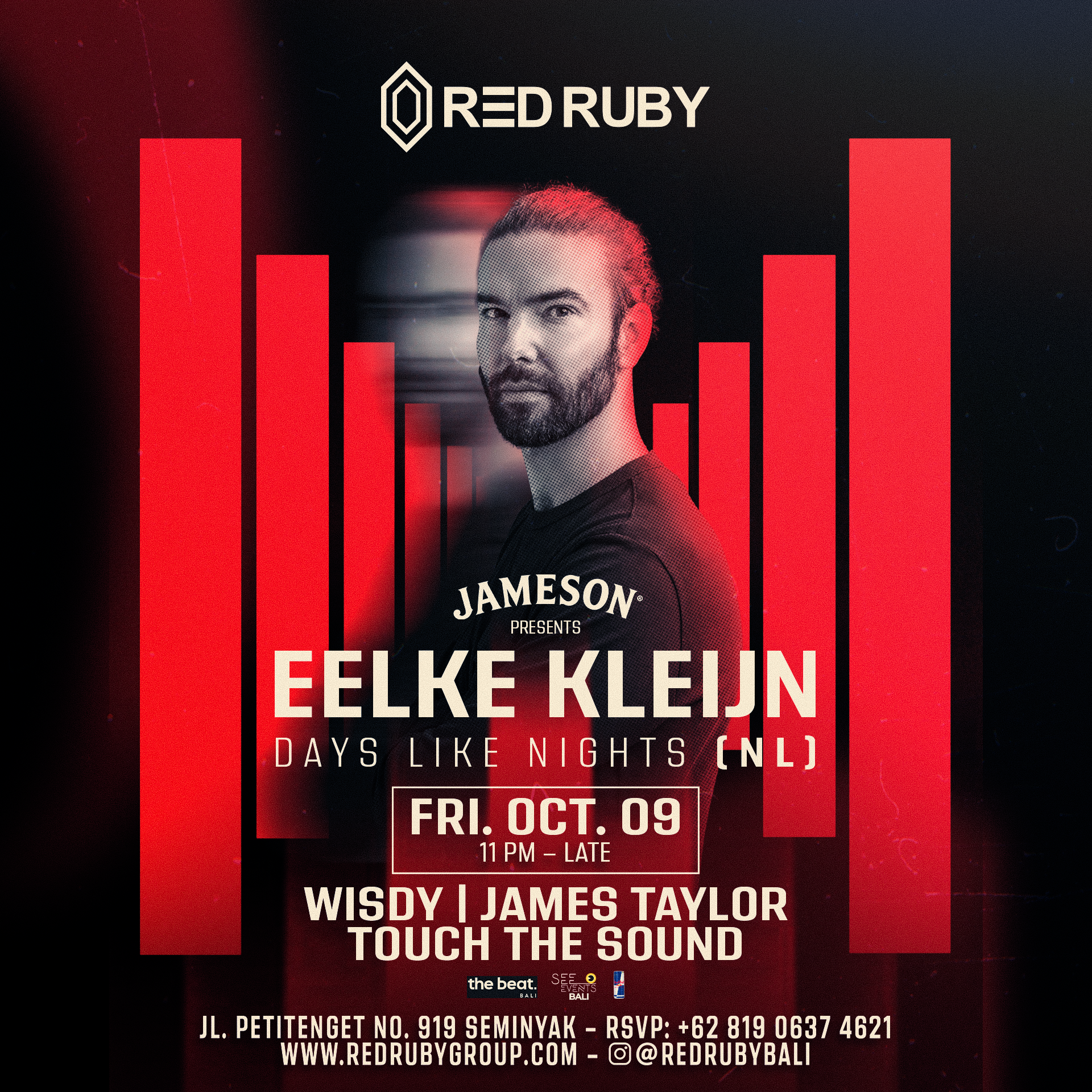 EELKE KLEIJN at Red Ruby by See Events Bali