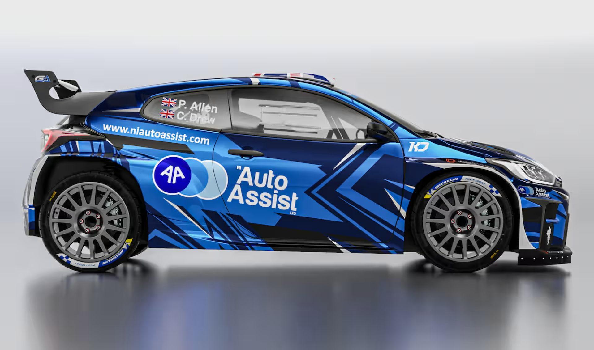 Philip Allen disputará el ERC 2026 con Toyota GR Yaris Rally2 y SRT