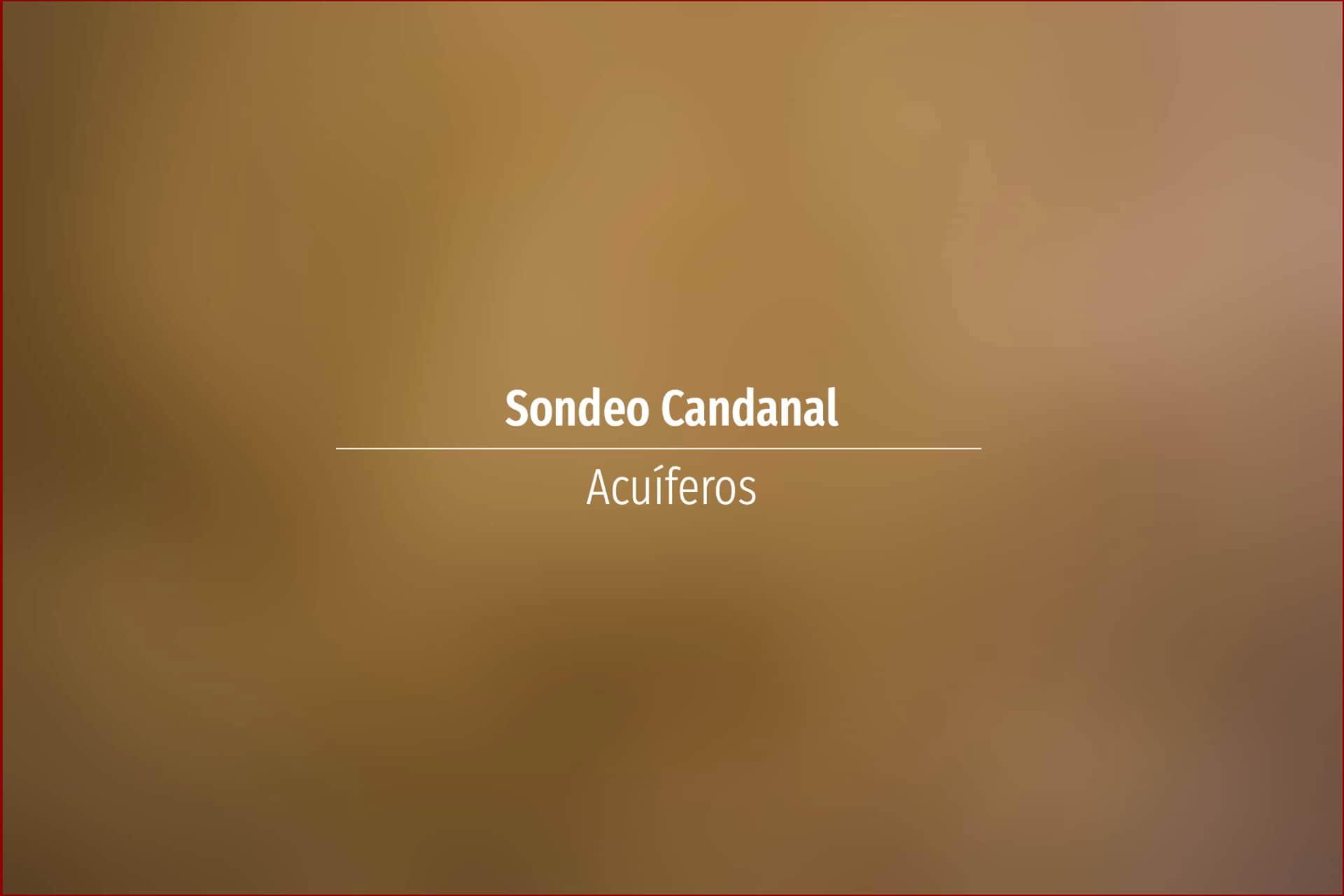 Sondeo Candanal