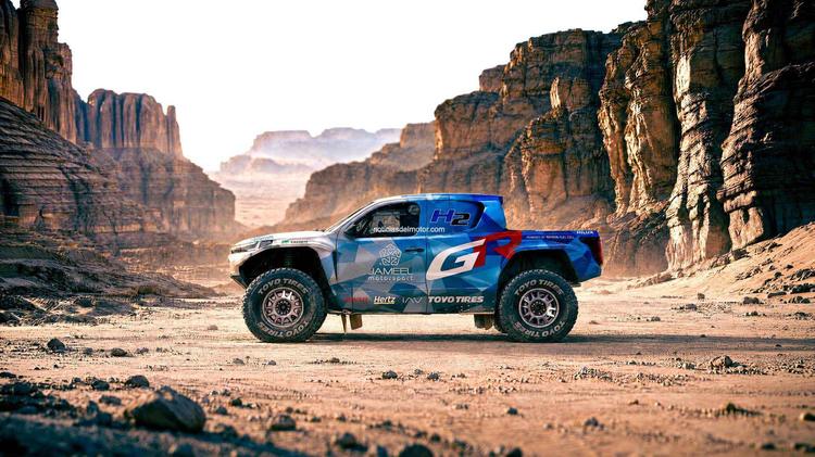 GAZOO Racing lleva el hidrógeno al Dakar: así es el DKR FC Hilux de cero emisiones que competirá en 2027