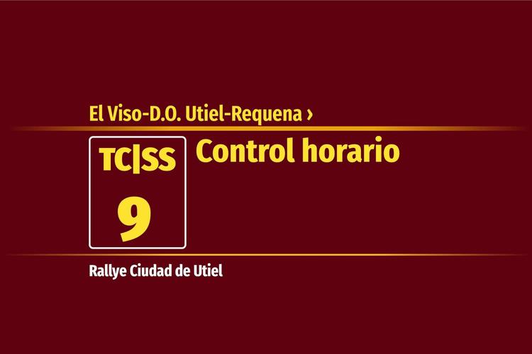 Tramo 9 &nbsp;›&nbsp; El Viso-D.O. Utiel-Requena | Control horario