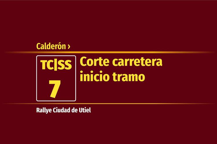 Tramo 7 &nbsp;›&nbsp; Calderón | Corte carretera inicio tramo