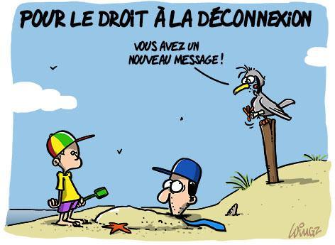 L’émergence de « travailleurs nocturnes »  la non-application du droit à la déconnexion