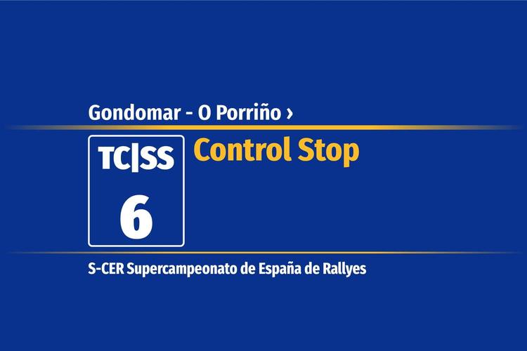 Tramo 6 &nbsp;›&nbsp; Gondomar - O Porriño | Control Stop