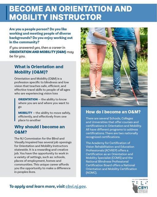 Become an Orientation and Mobility Instructor