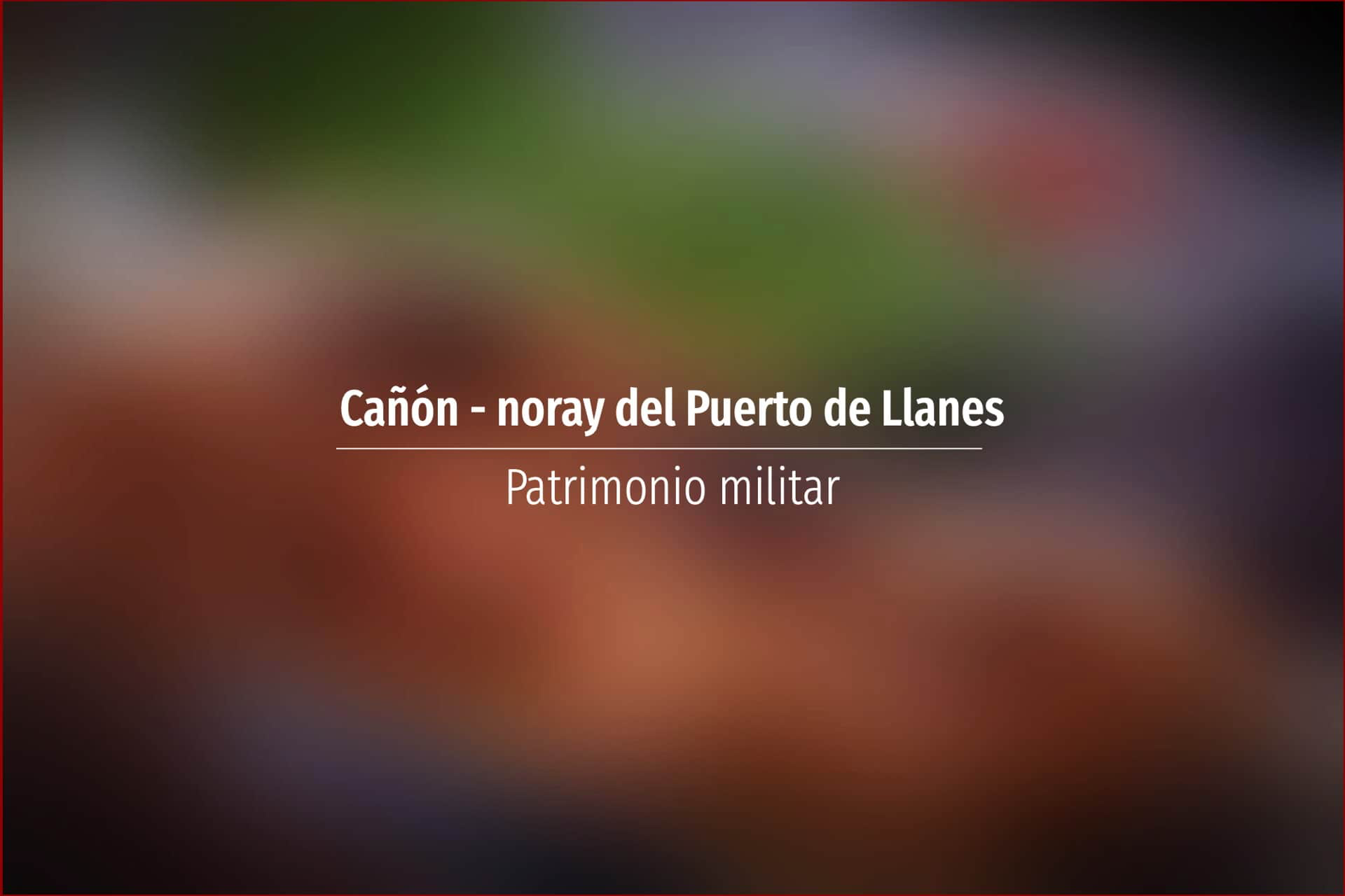 Cañón - noray del Puerto de Llanes