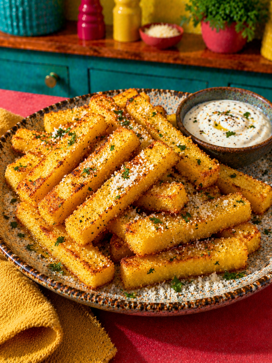 Frites de polenta croustillantes