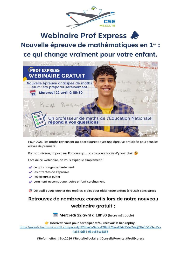Webinaire prof express 22 avril