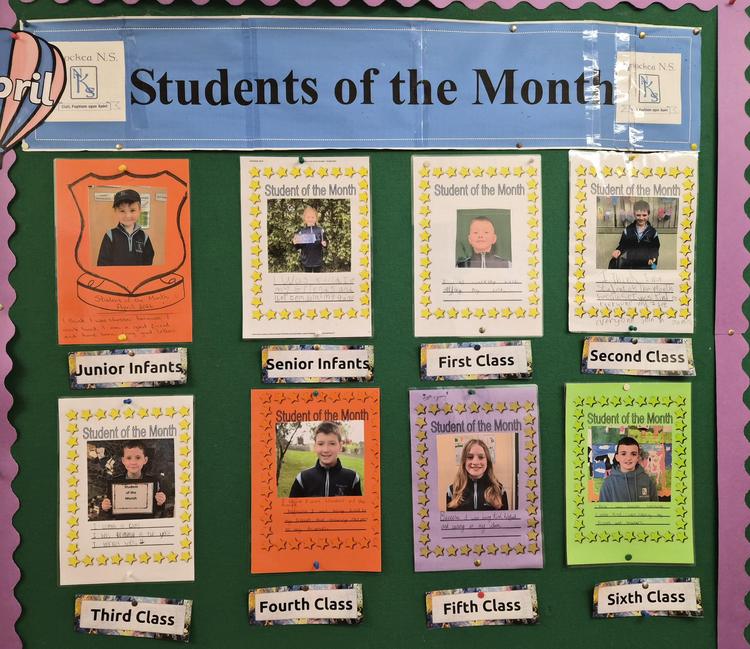 Congratulations to our April Monthly winners- we are so proud of you all!