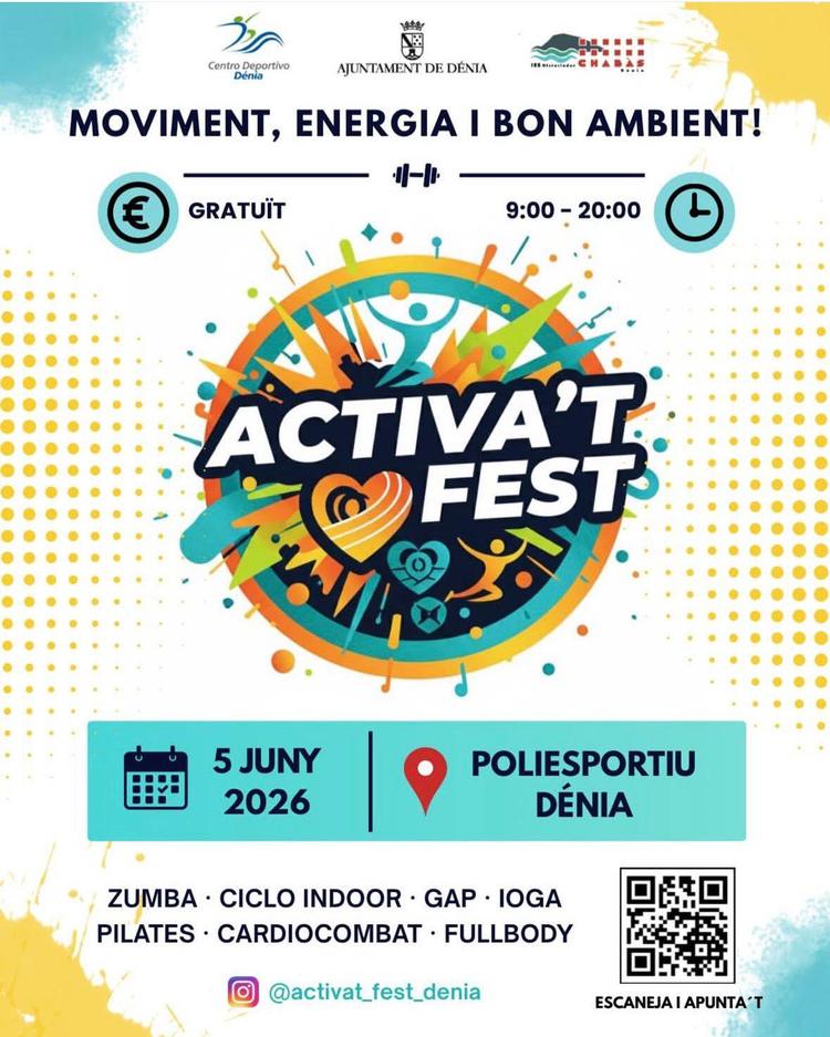 Dénia apuesta por Activa’t Fest, una jornada intergeneracional de deporte, salud y diversión