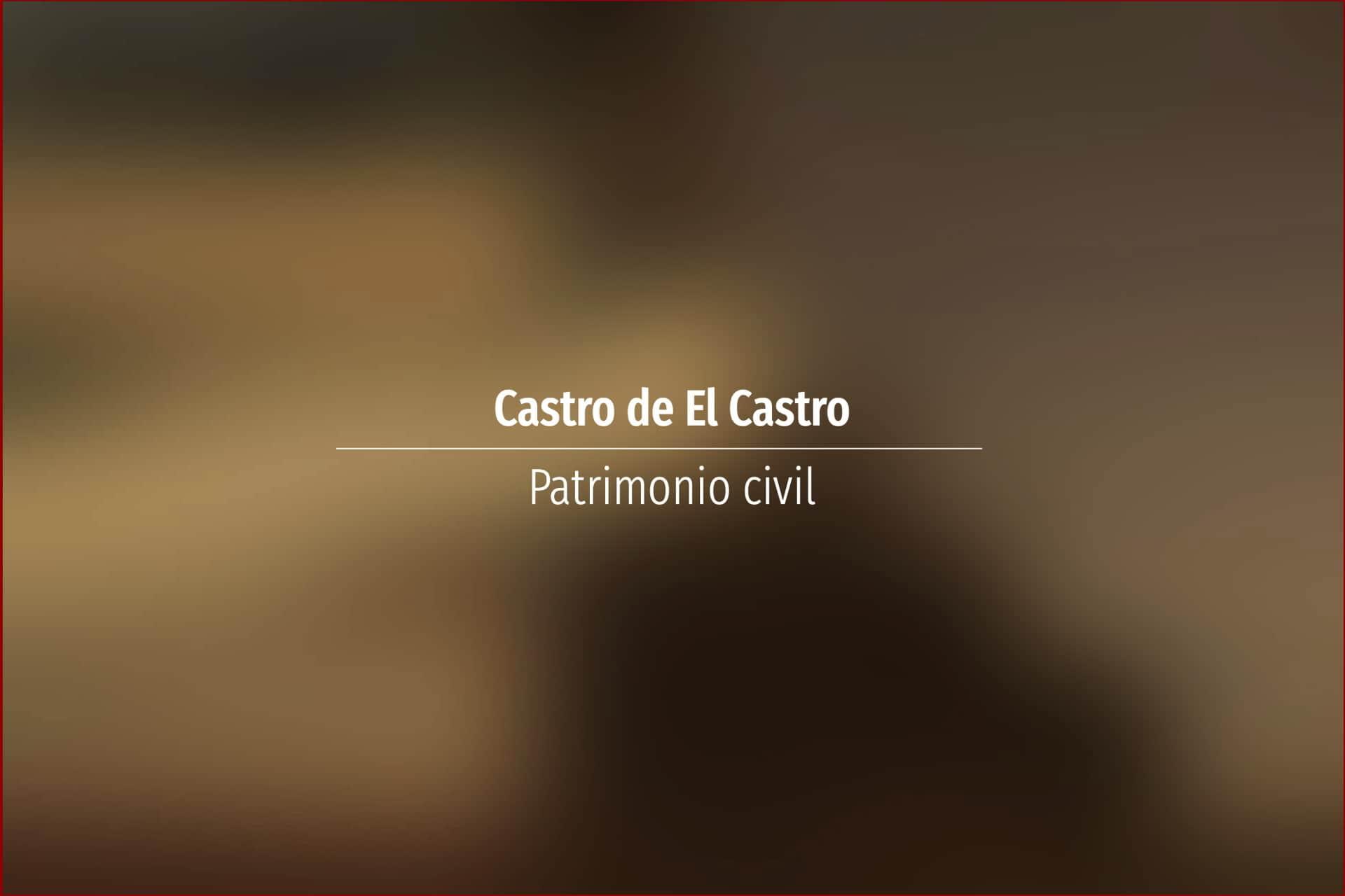 Castro de El Castro