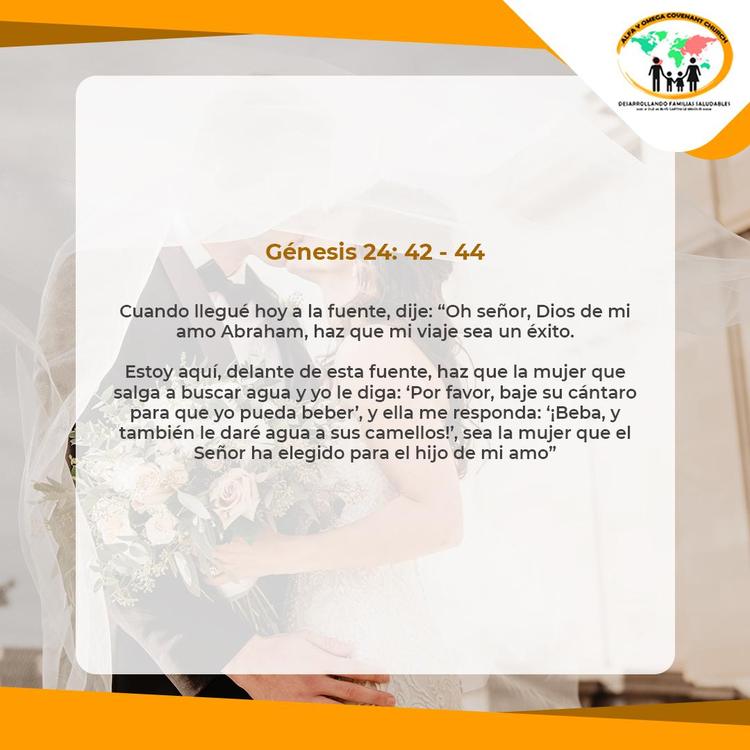 Génesis 24:42-44