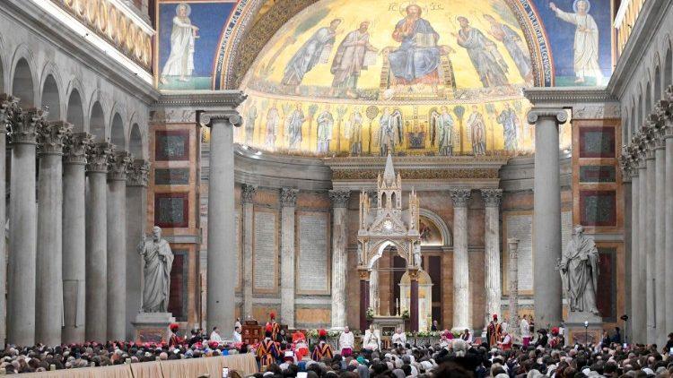 El Papa Francisco clausura semana de oración por la unidad con llamado urgente a la fraternidad y el servicio