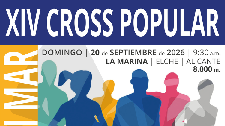 La Marina celebra el domingo el XIV Cross Popular Pins i Mar con más de 650 participantes