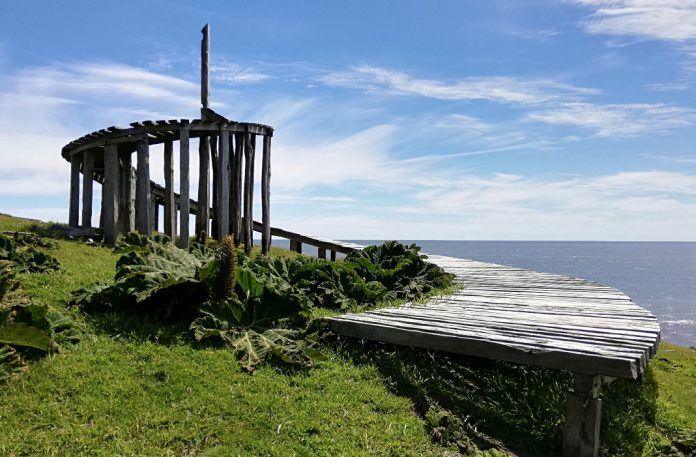 Muelle del Tiempo en Chonchi, Chiloé, Sur de Chile