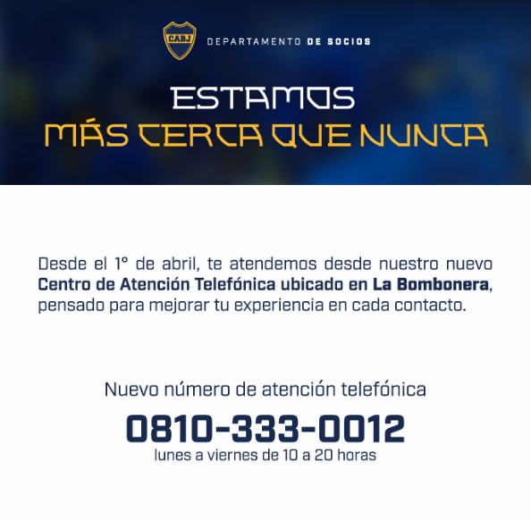 ¡Tenemos nuevo Centro de Atención 📣!