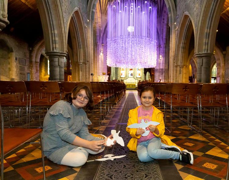 Messages of peace take flight at Kilkenny Cathedral