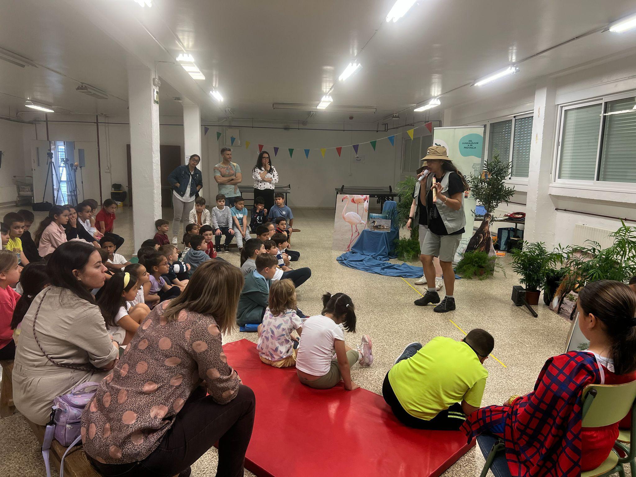 Lebrija acoge la actividad educativa “Del Guadalquivir a mi provincia: explorando por el gran río”