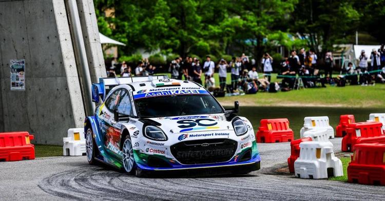 WRC › Jon Armstrong admite no haber exprimido su ritmo en Japón