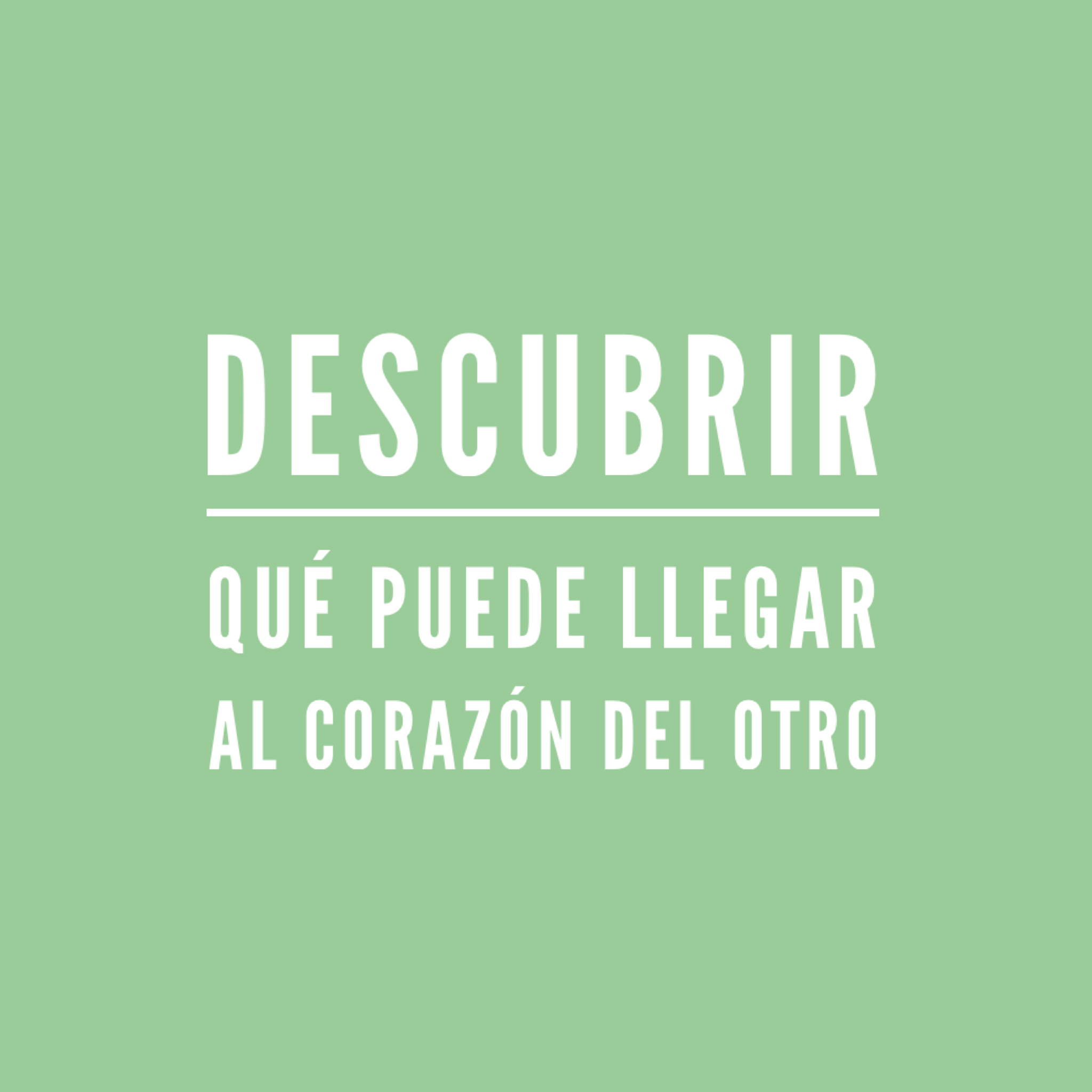 Hoy, el reto del amor es que pidas a Jesús que tu fe pase también al corazón