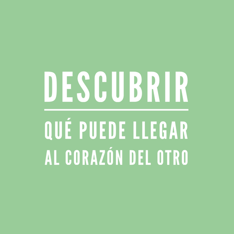 Hoy, el reto del amor es que pidas a Jesús que tu fe pase también al corazón