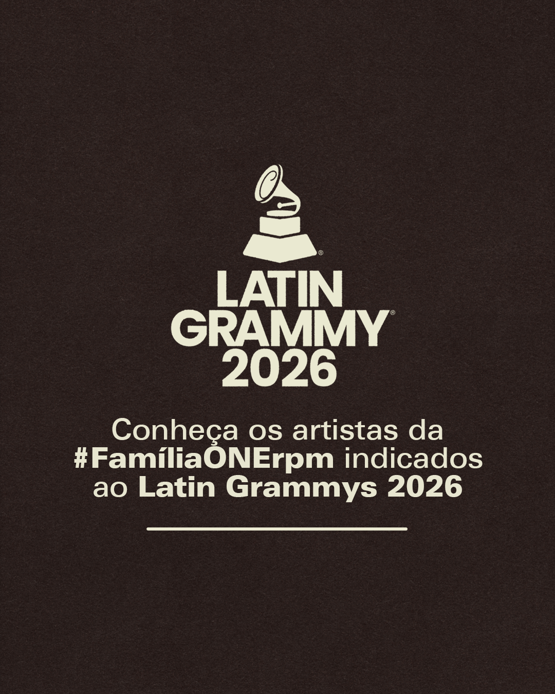 ONErpm celebra artistas indicados ao Latin GRAMMY® 2026