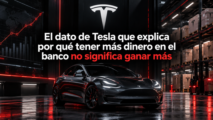 El dato de Tesla que explica por qué tener más dinero en el banco no significa ganar más