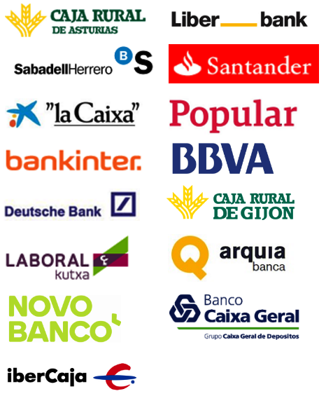 Entidades bancarias aptas para realizar el pago telemático y/o domiciliación en Navarra.