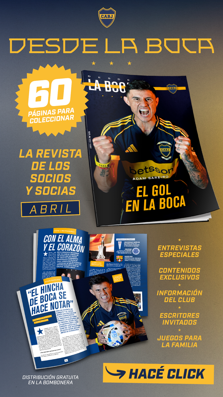 Llegó la 25a. edición de la revista digital de Boca