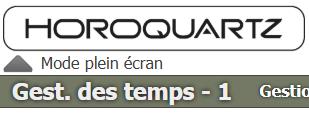 Mon HOROQUARTZ Droit Privé