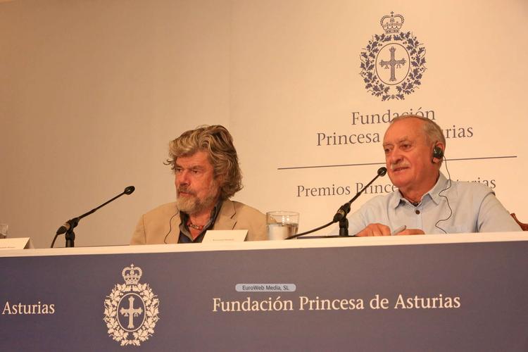 Reinhold Messner y Krzysztof Wielicki, Premio Princesa de Asturias de los Deportes 2018