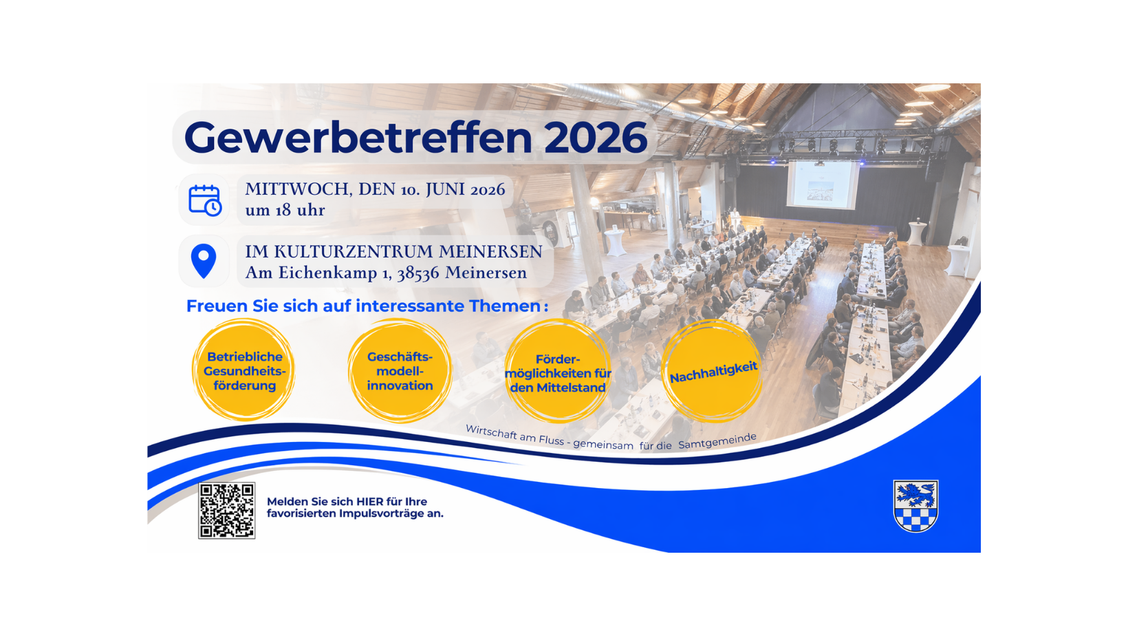 Gewerbetreffen der Samtgemeinde Meinersen am 10.06.26 - Jetzt anmelden
