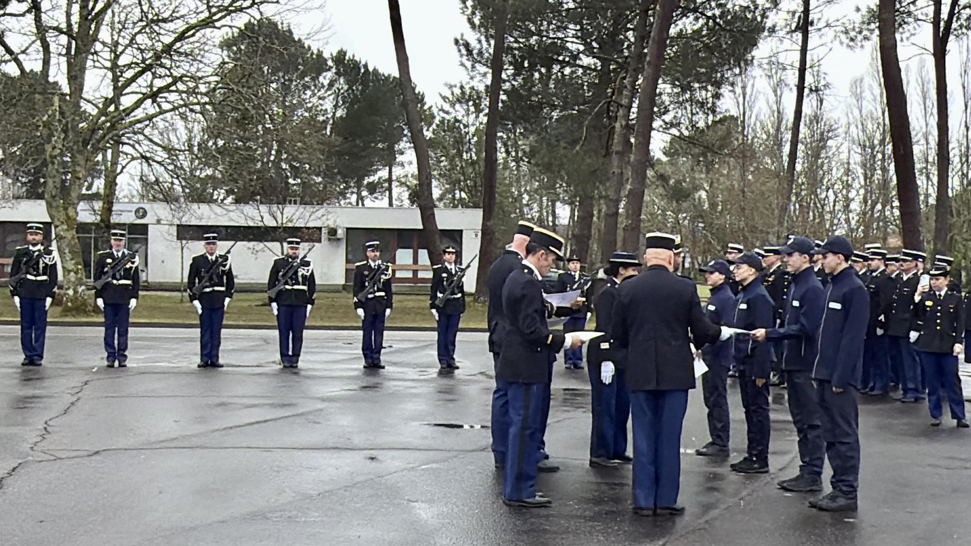 5ème jour de la semaine de formation des Cadets de la Gendarmerie des Landes