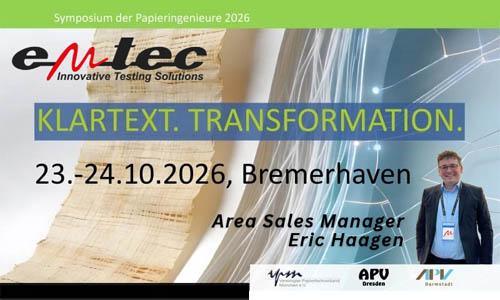 Discussing the future of the pulp and paper industry: emtec at the annual Symposium der Papieringenieure 2026