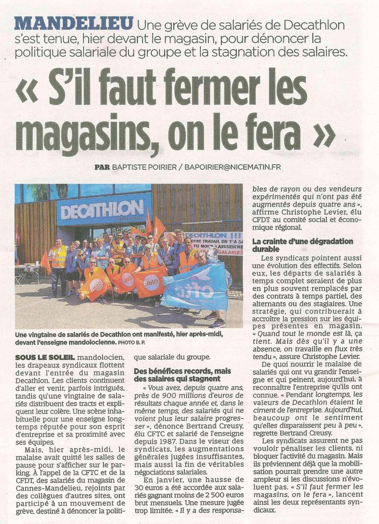 "S'il faut fermer les magasins, on le fera"