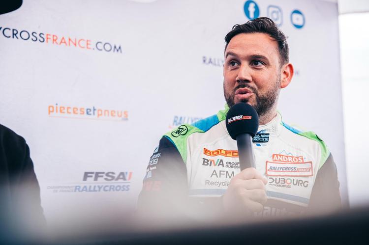 Rallycross France : Jean-Baptiste Dubourg poursuit son sans-faute