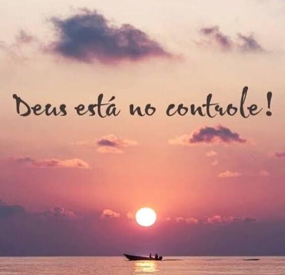 Deus está no controle!