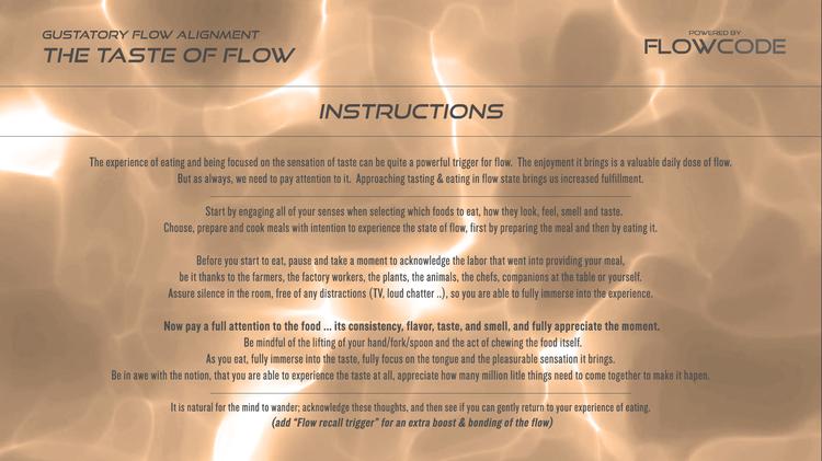 Mindful eating - The taste of flow (Free)