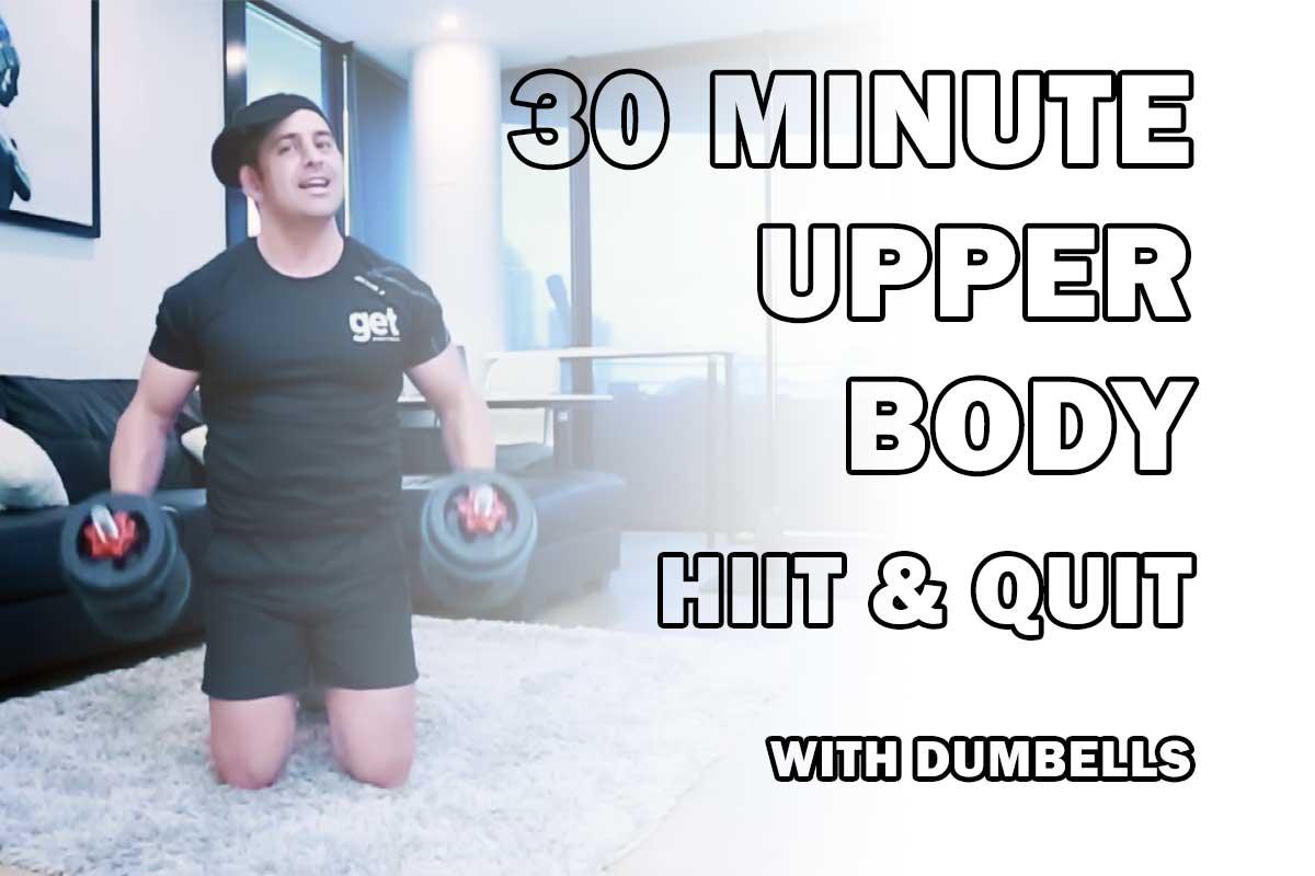 Dumbbell Hiit & Quit Session