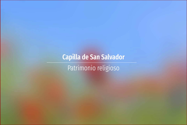 Capilla de San Salvador