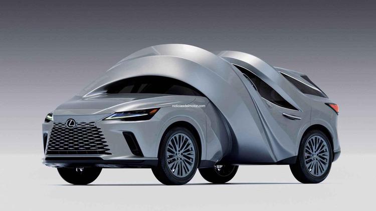ESTO NO ES IA: LEXUS CONVIERTE DOS COCHES REALES EN ESCULTURAS IMPOSIBLES