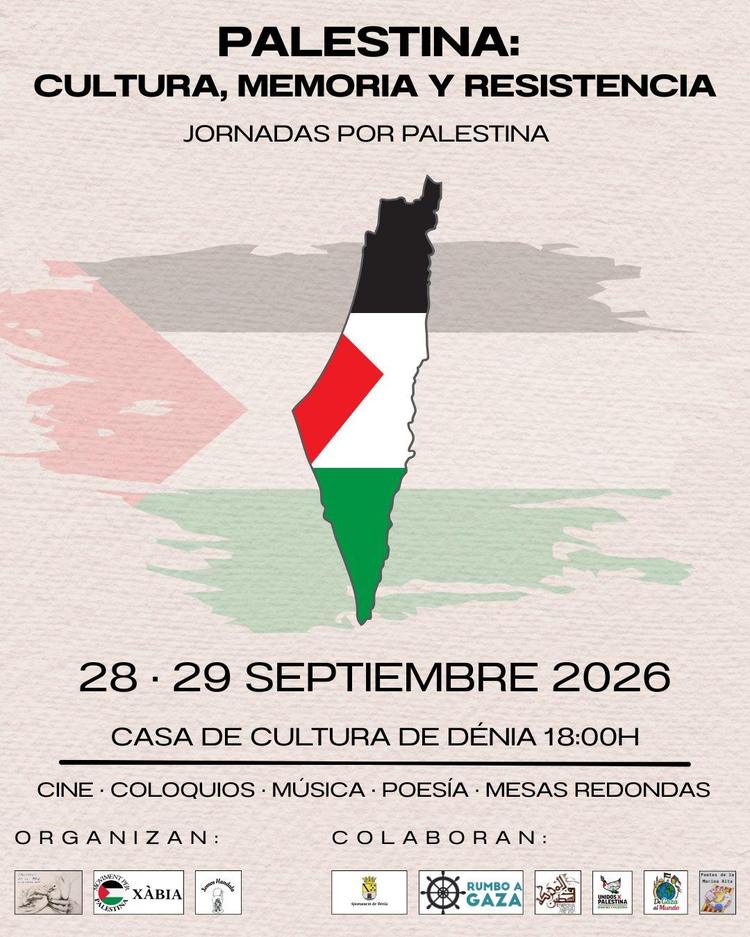 Cultura y memoria en Dénia: cine, poesía y debate para mantener vivo el recuerdo de Palestina