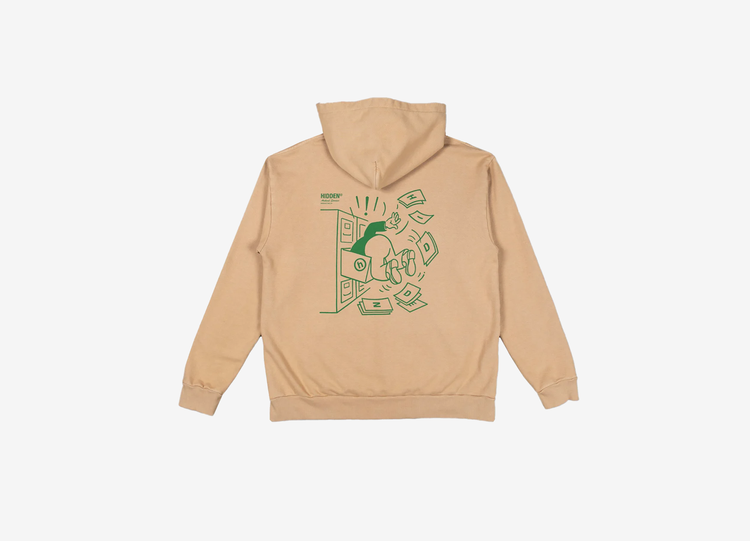 HIDDEN NY Archival Services Hoodie Tan