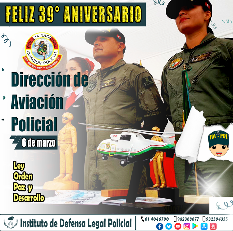 Feliz 39° Aniversario Aviación Policial
