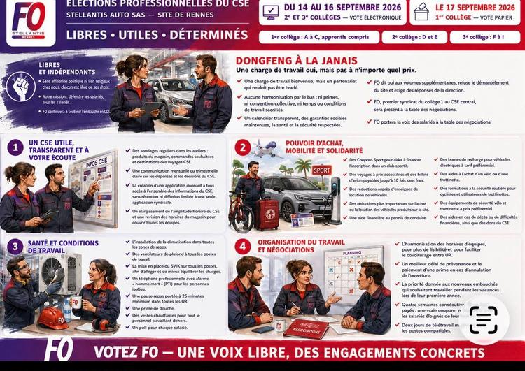 Rennes: Élections professionnelles du CSE 