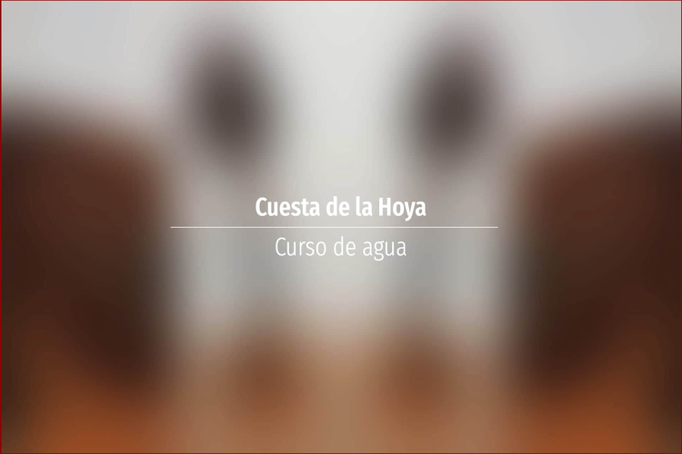 Cuesta de la Hoya