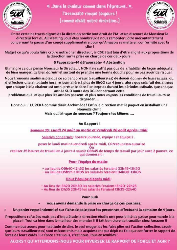 SUD-AMAZON // Qu'attendons nous pour inverser le rapport de force et agir ?!