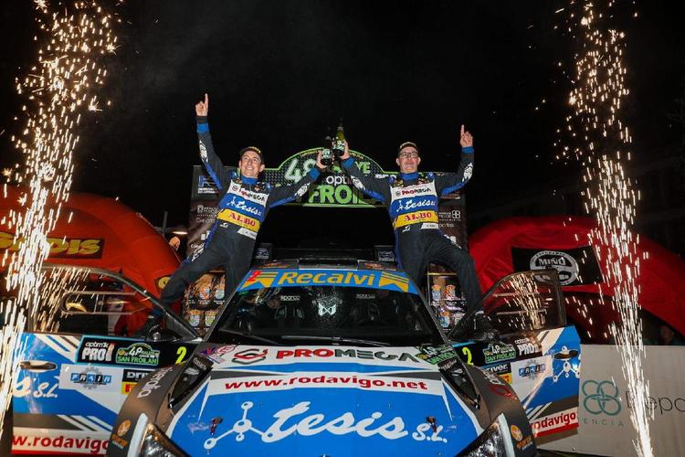 Meira y Martínez ganan el Rally San Froilán del Gallego