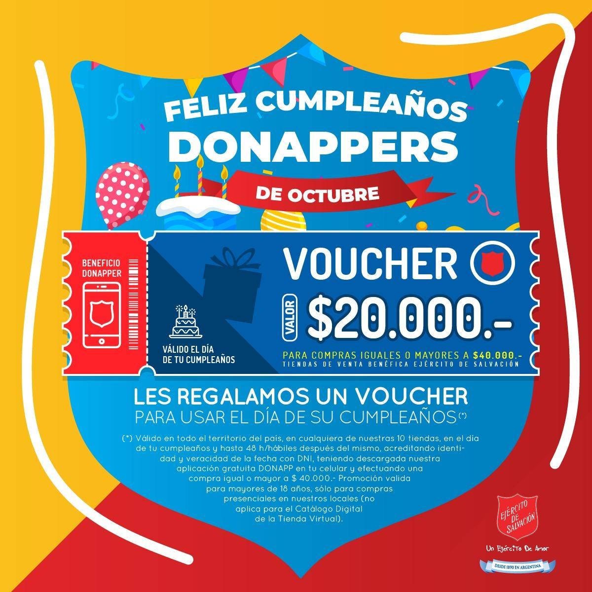¡Feliz Vóucher de Cumpleaños! 🎁🎂 Un regalo para vos...